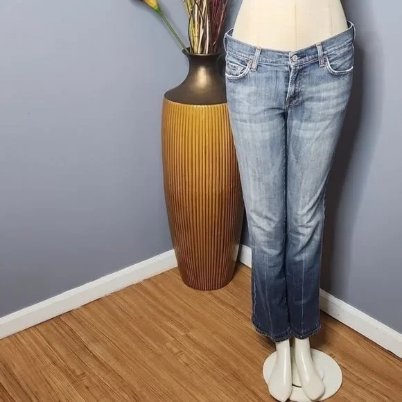 7 For All Mankind 7FAM Bootcut Jeans Size 29 - Picture 8 of 16